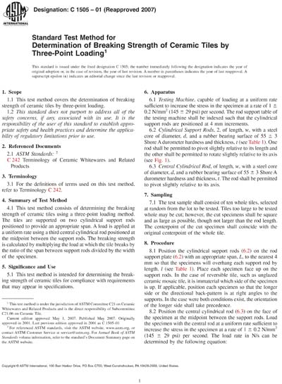 Standards PDF Cover Page