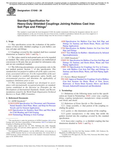 Standards PDF Cover Page
