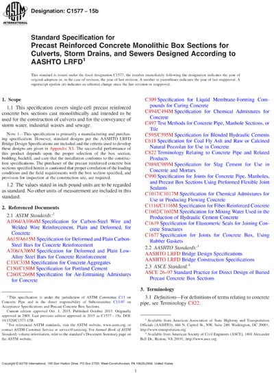 Standards PDF Cover Page