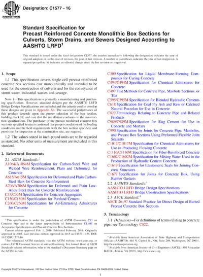 Standards PDF Cover Page