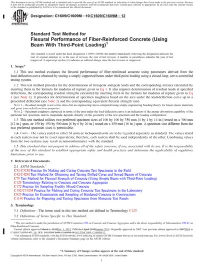 ASTM C1609/C1609M-12 Red - Standard Test Method for Flexural ...