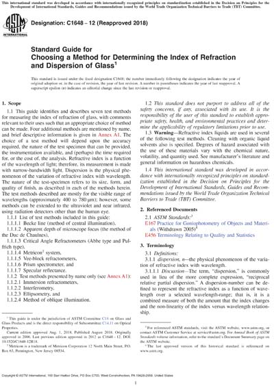 Standards PDF Cover Page
