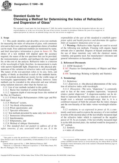 Standards PDF Cover Page
