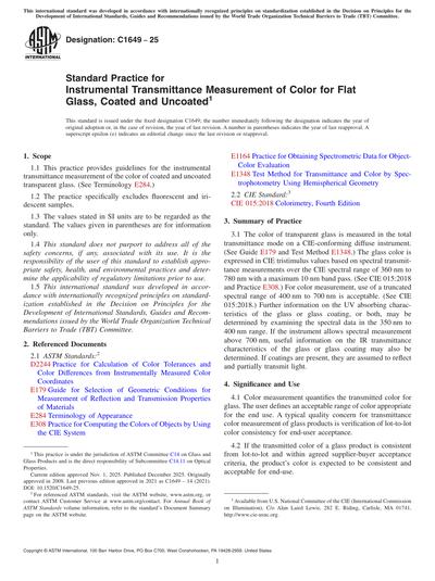 Standards PDF Cover Page