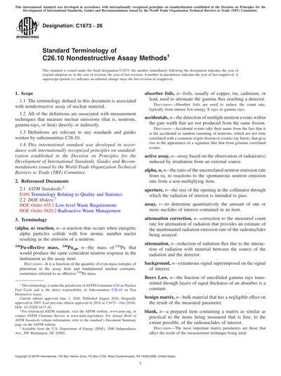 Standards PDF Cover Page