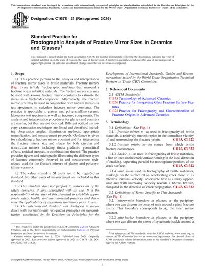 Standards PDF Cover Page