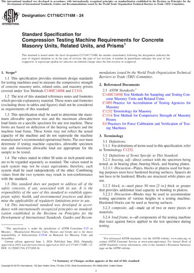 Standards PDF Cover Page