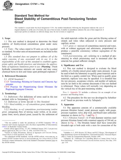Standards PDF Cover Page