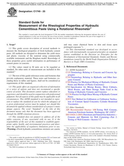 Standards PDF Cover Page