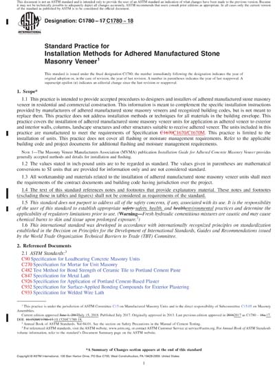 ASTM C1780-18 Red - Standard Practice for Installation Methods for ...