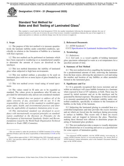 Standards PDF Cover Page