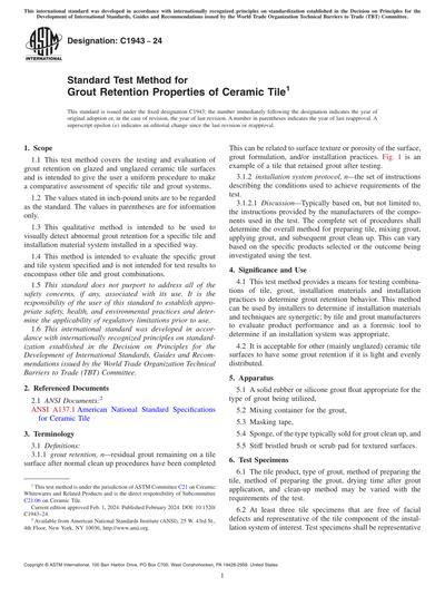 Standards PDF Cover Page
