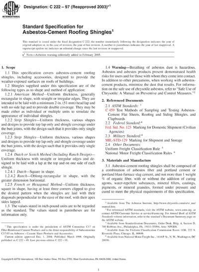 Standards PDF Cover Page