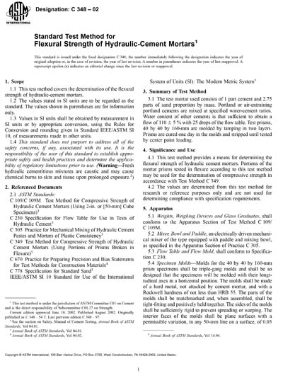 Standards PDF Cover Page