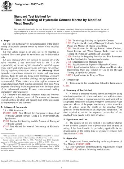 Standards PDF Cover Page