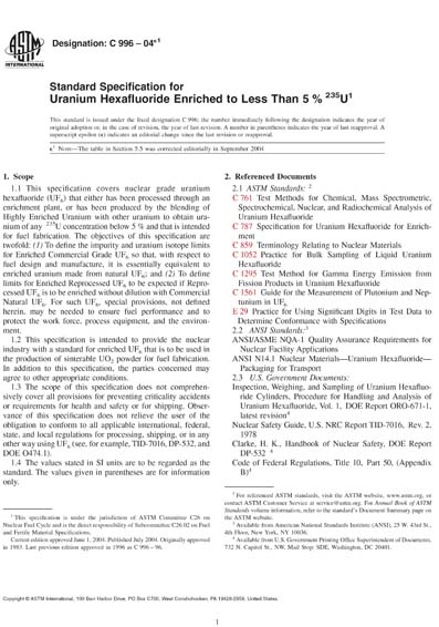 Standards PDF Cover Page
