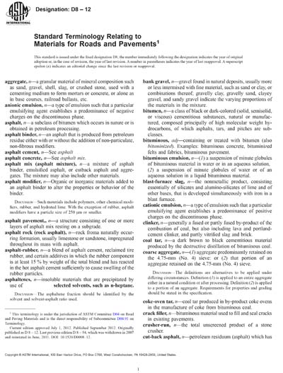 Standards PDF Cover Page