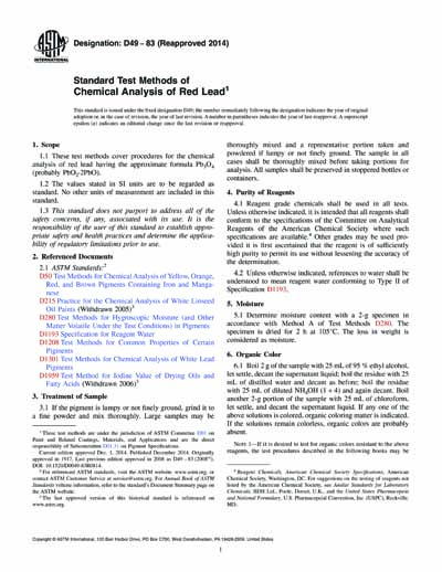 Standards PDF Cover Page