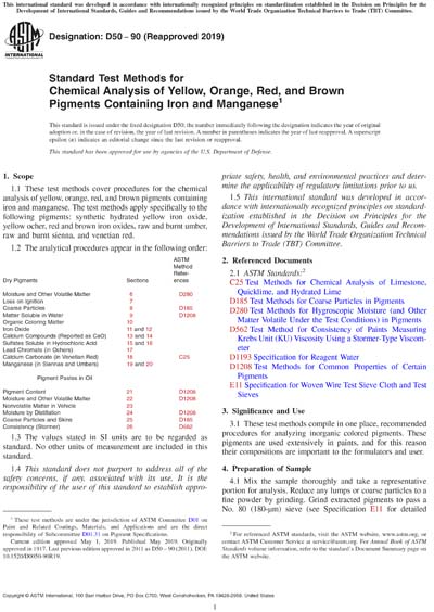Standards PDF Cover Page