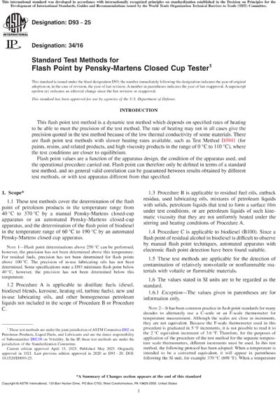 Standards PDF Cover Page