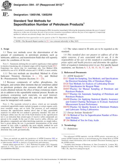 Standards PDF Cover Page