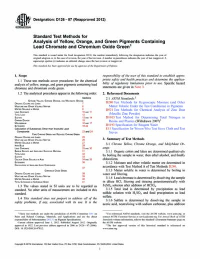 Standards PDF Cover Page