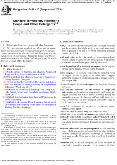 Standards PDF Cover Page