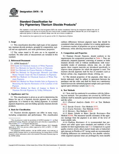 Standards PDF Cover Page