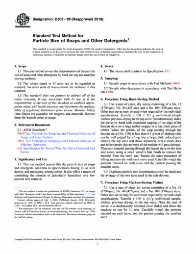Standards PDF Cover Page