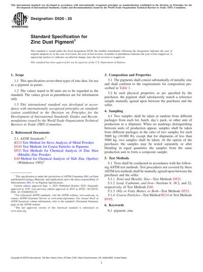 Standards PDF Cover Page