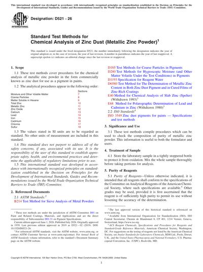Standards PDF Cover Page