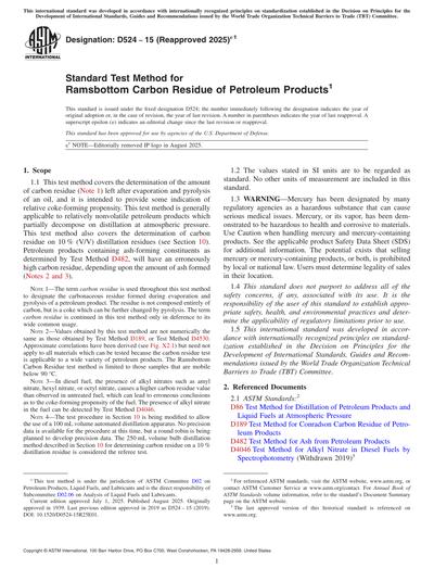 Standards PDF Cover Page