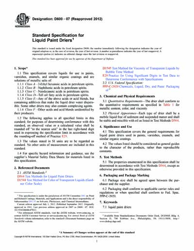 Standards PDF Cover Page