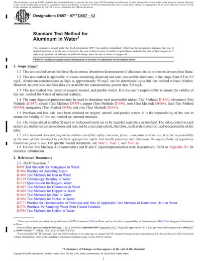 Standards PDF Cover Page
