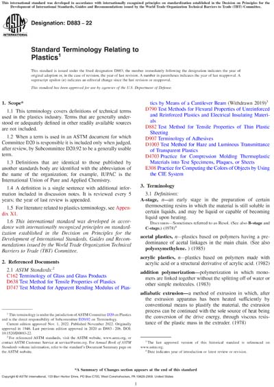 Standards PDF Cover Page