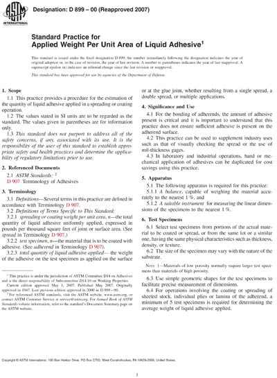 Standards PDF Cover Page
