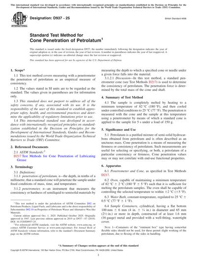 Standards PDF Cover Page