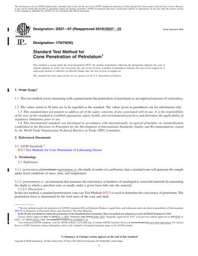 Standards PDF Cover Page