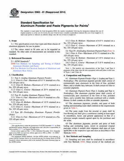 Standards PDF Cover Page