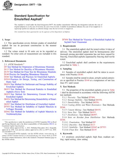 Standards PDF Cover Page