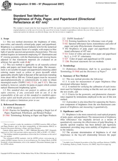 Standards PDF Cover Page