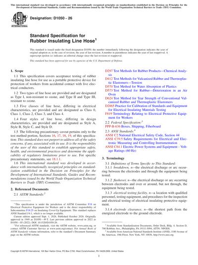 Standards PDF Cover Page