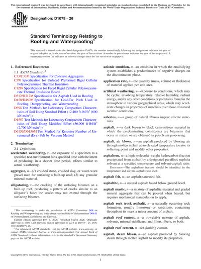 Standards PDF Cover Page