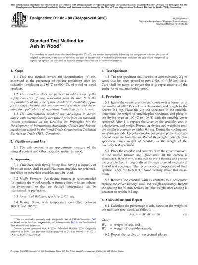 Standards PDF Cover Page