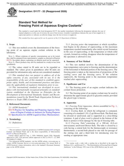 Standards PDF Cover Page