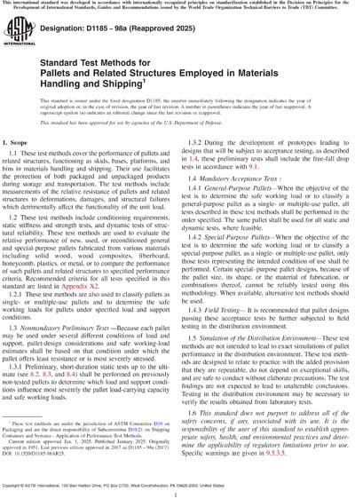 Standards PDF Cover Page
