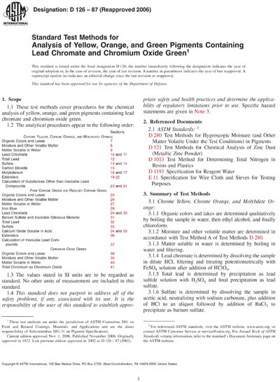Standards PDF Cover Page