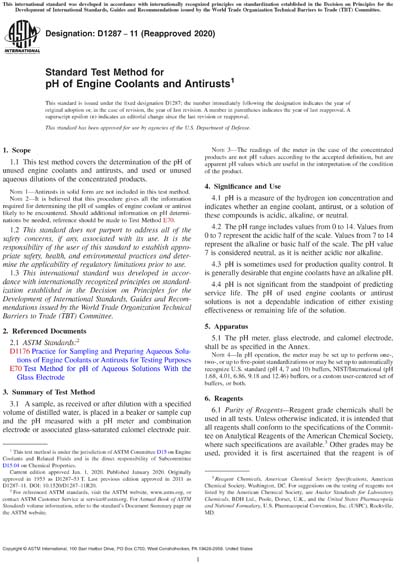 Standards PDF Cover Page