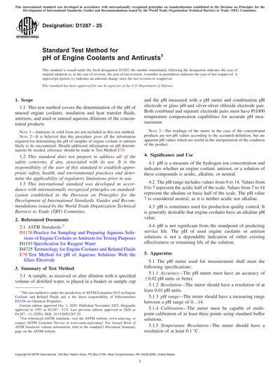Standards PDF Cover Page