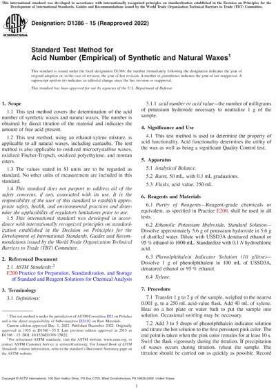 Standards PDF Cover Page